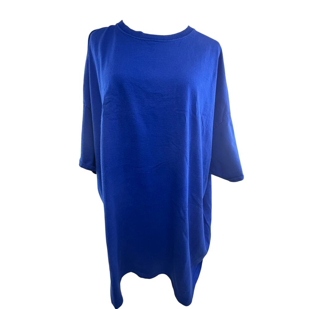 SKU2986 Fruit of the Loom Men's Blue Short Sleeve T-Shirt 4XL